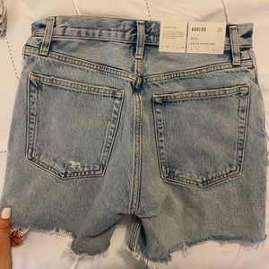AGOLDE High Rise Jean Shorts BRAND NEW